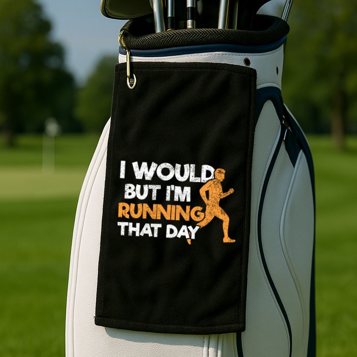 Running Jogging Marathon Runners Meaningful Gift Golf Towel