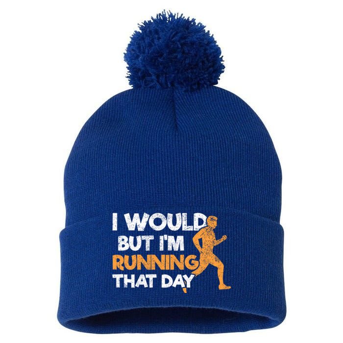 Running Jogging Marathon Runners Meaningful Gift Pom Pom 12in Knit Beanie