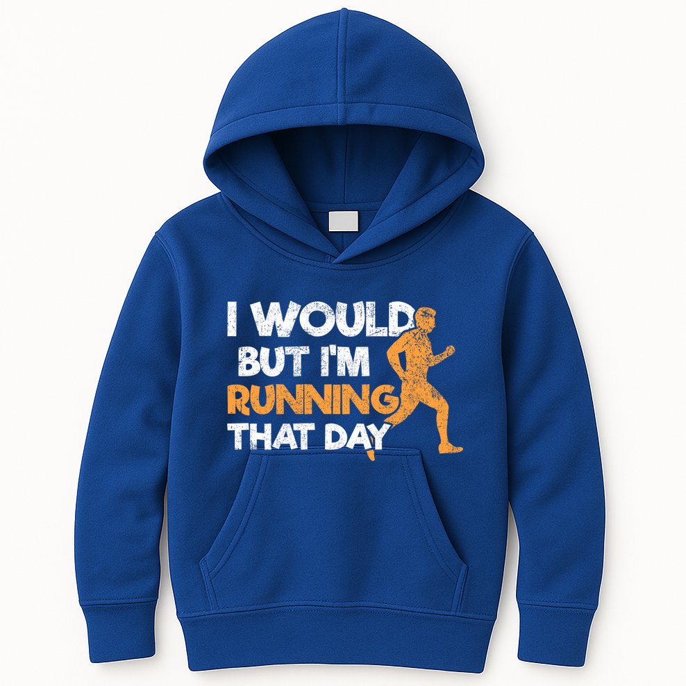 Running Jogging Marathon Runners Meaningful Gift Kids Hoodie