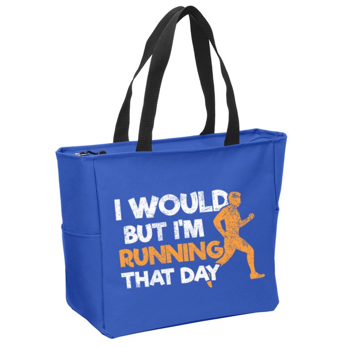 Running Jogging Marathon Runners Meaningful Gift Zip Tote Bag