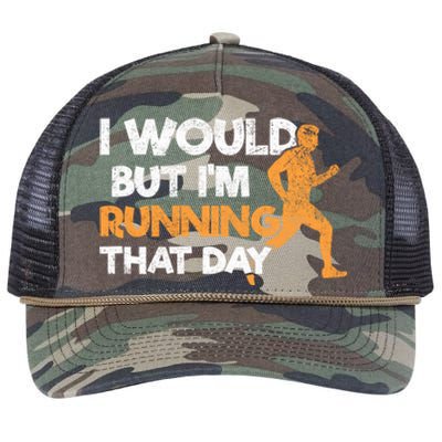 Running Jogging Marathon Runners Meaningful Gift Retro Rope Trucker Hat Cap