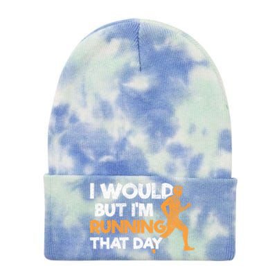 Running Jogging Marathon Runners Meaningful Gift Tie Dye 12in Knit Beanie