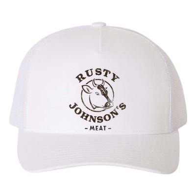 Rusty Johnson's Meat Company, Funny Innuendo Yupoong Adult 5-Panel Trucker Hat