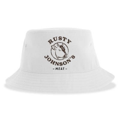 Rusty Johnson's Meat Company, Funny Innuendo Sustainable Bucket Hat