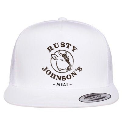 Rusty Johnson's Meat Company, Funny Innuendo Flat Bill Trucker Hat