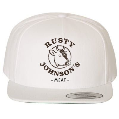 Rusty Johnson's Meat Company, Funny Innuendo Wool Snapback Cap