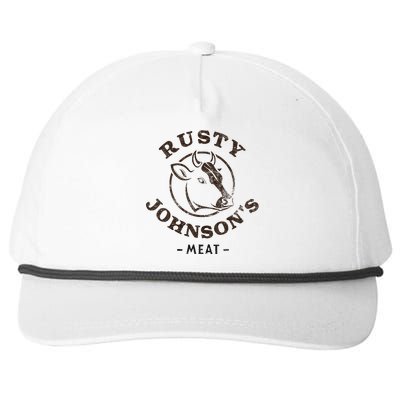 Rusty Johnson's Meat Company, Funny Innuendo Snapback Five-Panel Rope Hat