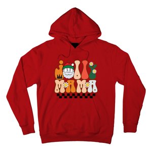 Retro Jolly Mama Christmas Hoodie