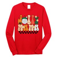 Retro Jolly Mama Christmas Long Sleeve Shirt