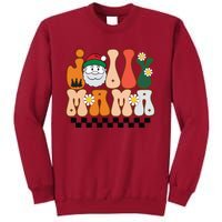 Retro Jolly Mama Christmas Tall Sweatshirt