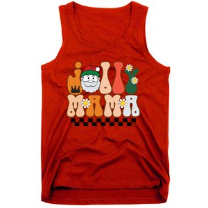 Retro Jolly Mama Christmas Tank Top