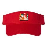 Retro Jolly Mama Christmas Valucap Bio-Washed Visor