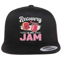 Recovery Jam Narcotics Anonymous Na Aa Sober Sobriety Flat Bill Trucker Hat