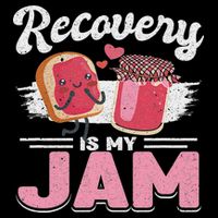 Recovery Jam Narcotics Anonymous Na Aa Sober Sobriety Flat Bill Trucker Hat