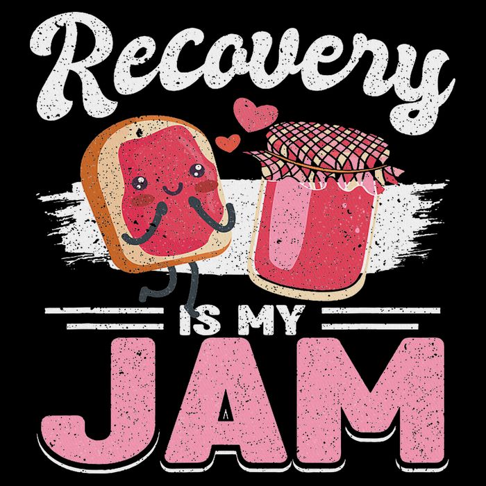 Recovery Jam Narcotics Anonymous Na Aa Sober Sobriety Flat Bill Trucker Hat