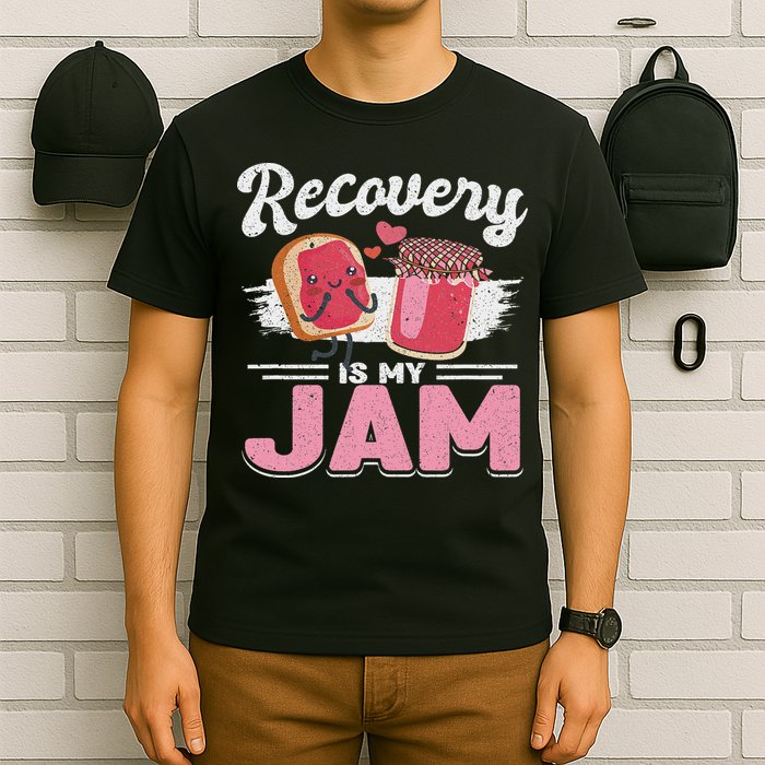 Recovery Jam Narcotics Anonymous Na Aa Sober Sobriety T-Shirt