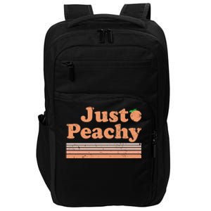 Retro Just Peachy Summer Fun Beach Life Impact Tech Backpack