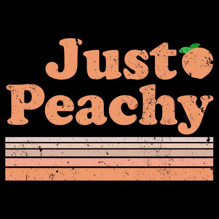 Retro Just Peachy Summer Fun Beach Life Backpack