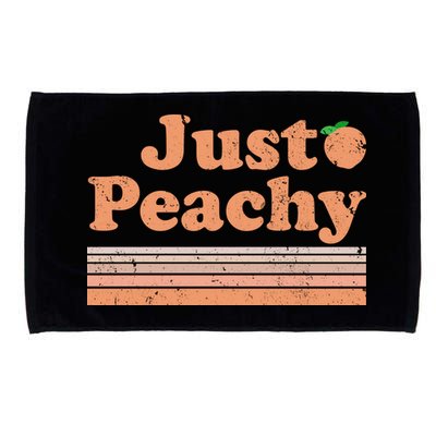 Retro Just Peachy Summer Fun Beach Life Microfiber Hand Towel