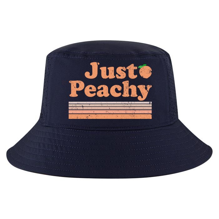 Retro Just Peachy Summer Fun Beach Life Cool Comfort Performance Bucket Hat