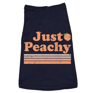 Retro Just Peachy Summer Fun Beach Life Doggie Tank