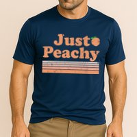 Retro Just Peachy Summer Fun Beach Life Performance Shirt