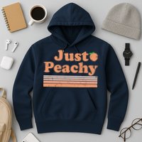 Retro Just Peachy Summer Fun Beach Life Hoodie