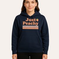 Retro Just Peachy Summer Fun Beach Life Hoodie