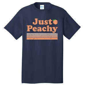 Retro Just Peachy Summer Fun Beach Life Tall T-Shirt