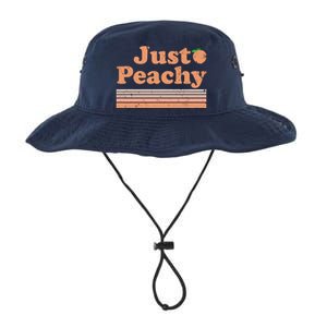 Retro Just Peachy Summer Fun Beach Life Legacy Cool Fit Booney Bucket Hat