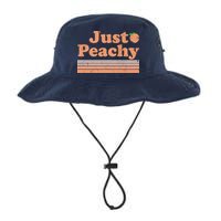 Retro Just Peachy Summer Fun Beach Life Bucket Hat