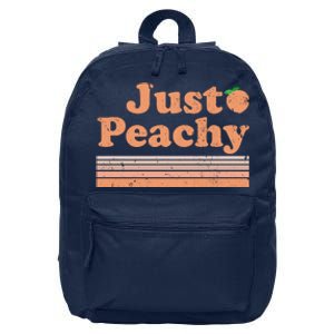 Retro Just Peachy Summer Fun Beach Life 16 in Basic Backpack