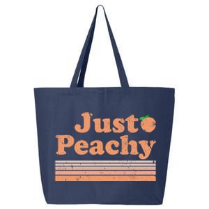 Retro Just Peachy Summer Fun Beach Life 25L Jumbo Tote