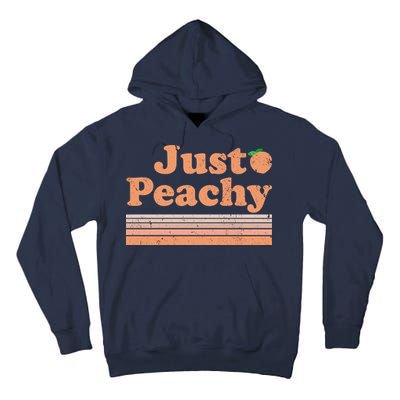 Retro Just Peachy Summer Fun Beach Life Tall Hoodie