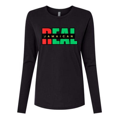 Real Jamaican Womens Cotton Relaxed Long Sleeve T-Shirt