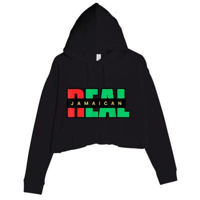 Real Jamaican Crop Fleece Hoodie