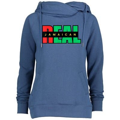 Real Jamaican Womens Funnel Neck Pullover Hood