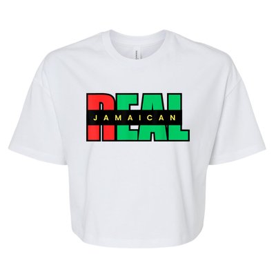 Real Jamaican Bella+Canvas Jersey Crop Tee