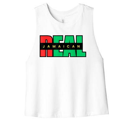 Real Jamaican Women's Racerback Cropped Tank