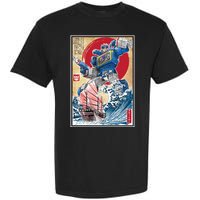 Retro Japanese Robot Soundwave Art Garment-Dyed Heavyweight T-Shirt