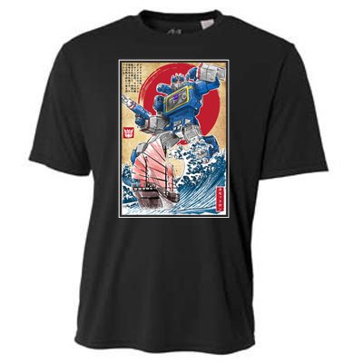 Retro Japanese Robot Soundwave Art Cooling Performance Crew T-Shirt