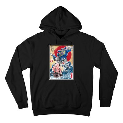 Retro Japanese Robot Soundwave Art Hoodie