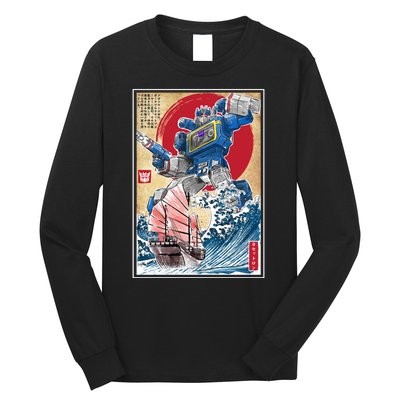 Retro Japanese Robot Soundwave Art Long Sleeve Shirt