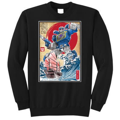 Retro Japanese Robot Soundwave Art Sweatshirt