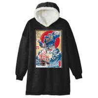 Retro Japanese Robot Soundwave Art Hooded Wearable Blanket