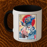 Retro Japanese Robot Soundwave Art Mug