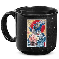 Retro Japanese Robot Soundwave Art 15oz Campfire Ceramic Mug