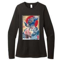 Retro Japanese Robot Soundwave Art Womens CVC Long Sleeve Shirt