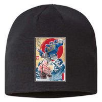 Retro Japanese Robot Soundwave Art Sustainable Beanie