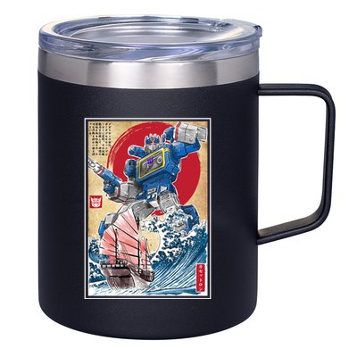 Retro Japanese Robot Soundwave Art 12oz Stainless Steel Coffee Mug